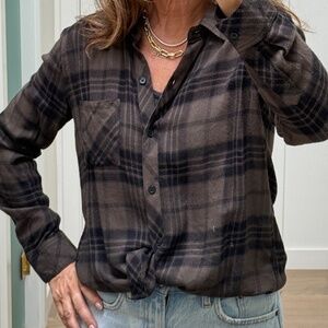 RAILS Hunter Plaid Brown/Black Shirt